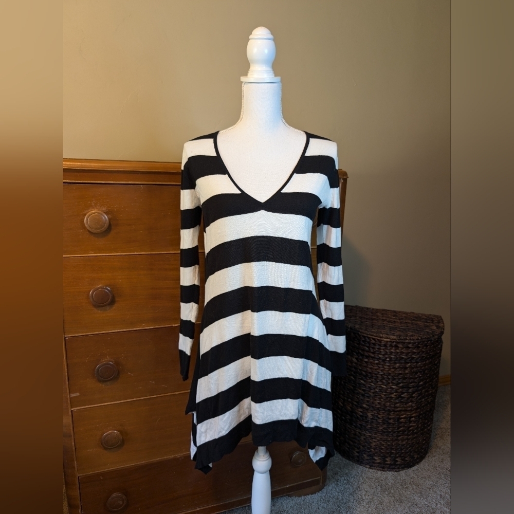 Tommy Bahama Striped Knit Pullover Sweater Beach COVERUP Sz S